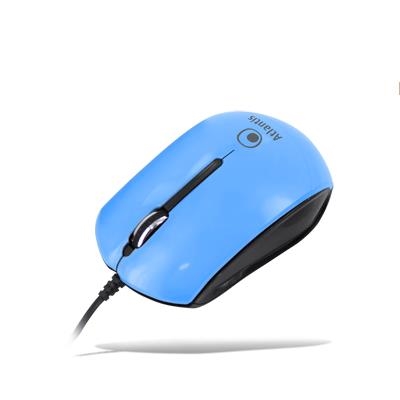 MOUSE X NB USB ATLANTIS P009-KM23-BL OTTICO 3TASTI+SCROLL MINI SIZE BLU EAN 8026974017266 -GARANZIA 2 ANNI-