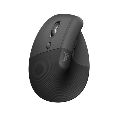 MOUSE LOGITECH RETAIL LIFT FOR BUSINESS VERTICALE ERGONOMICO PER MANO SINISTRA GRAPHITE 910-006495