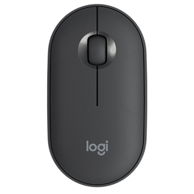 MOUSE LOGITECH RETAIL M350 PEBBLE WIRELESS BLUETOOTH GRAPHITE USB 1000DPI P/N 910-005718