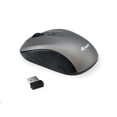 MOUSE X NB CORDLESS USB EQUIP 245109 OTTICO INTERRUTTORE 800/1200/1600DPI- RIC.''NANO SIZE''-1 BATTERIA AAA INCLUSA -GRIGIO