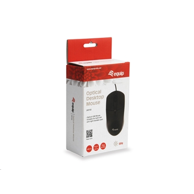 MOUSE USB EQUIP 245102 OTTICO - NERO