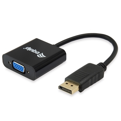 ADATTATORE DISPLAYPORT EQUIP 133435 M/F SUPPORTA RISOL. VIDEO FINO A 1920X1080/60HZ - EAN: 4015867157503