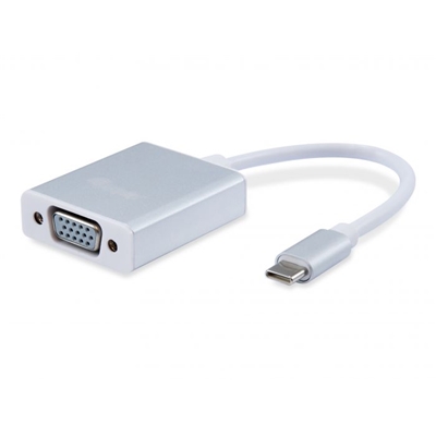 ADATTATORE EQUIP 133451 DA USB C MASCHIO A VGA HD15 FEMMINA - EAN: 4015867199657