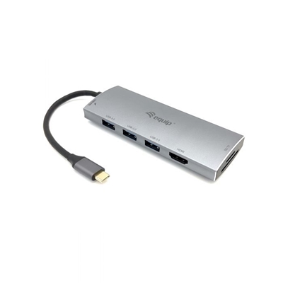 ADATTATORE MULTIFUNZIONALE EQUIP 133482 USB-C 7 IN 1- EAN: 4015867225608