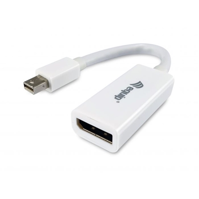 ADATTATORE DA MINI DISPLAYPORT (M) A DISPLAYPORT (F) EQUIP 133440 CAVO 15CM - EAN: 4015867222744