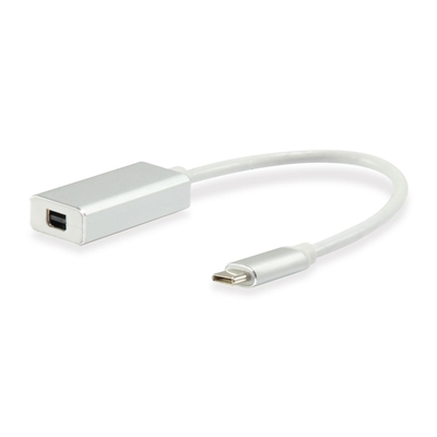 ADATTATORE USB EQUIP 133457 DA USB-C MASCHIO A MINI DISPLAY PORT FEMMINA - EAN: 4015867200643