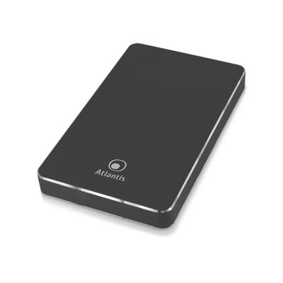 BOX EST X HD E SSD 2.5'' SATA ATLANTIS A06-HDE-213CG (NECESSARIO HD) INTERF. USB 3.1 - GRIGIO SCURO (SUPP.HDD DA 9 E 7MM)