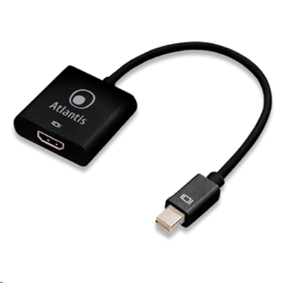 ADATTATORE DISPLAYPORT MINI DP-HDMI ATLANTIS A04-MINIDP_HDMI SU CAVO 17CM RISOL.1920X1080@60HZ