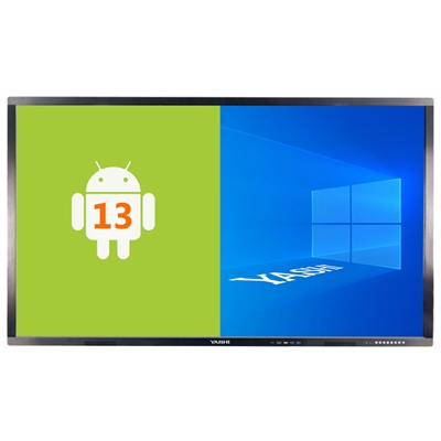 MONITOR YASHI LY7513 TOUCH INTERATTIVO 75'' 4K 4/32GB 20 TOCCHI ANDROID 13 STAFFA 3YOC FINO:29/02