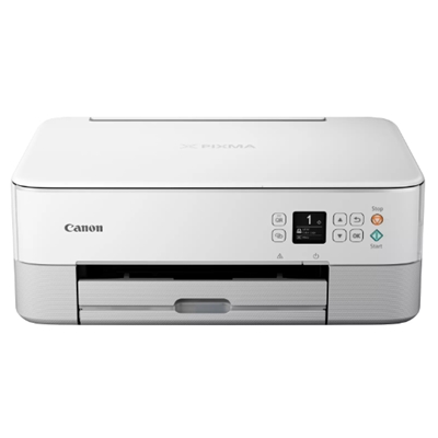 STAMPANTE CANON MFC INK PIXMA TS5351A WHITE 3773C126 A4 3IN1 13IPM, LCD, F/R, WIFI, AIRPRINT, PIXMA CLOUD LINK