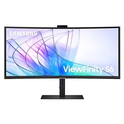 MONITOR SAMSUNG LCD VA CURVED 34'' S34C65V 5MS 100HZ MM QHD BLACK HDMI DP 2XUSB USB-C LAN WEBCAM VESA FINO:29/02