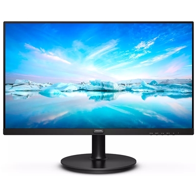 MONITOR PHILIPS LCD LED 21.5'' WIDE 222V8LA/00 4MS MM FHD 3000:1 BLACK VGA HDMI DP VESA FINO:31/01