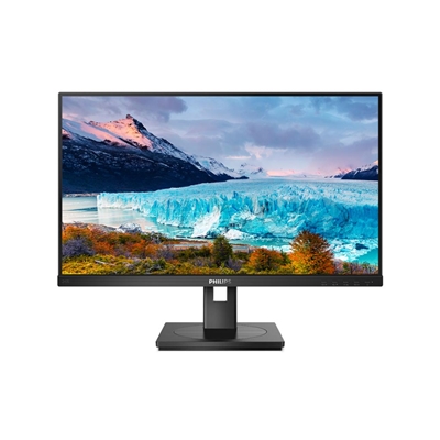 MONITOR PHILIPS LCD IPS LED 23.8'' WIDE 243S1/00 5MS MM FHD 1000:1 BLACK HDMI DP USB-C 4XUSB3.0 PIVOT VESA FINO:29/02