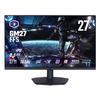 MONITOR COOLER MASTER GAMING GM27-FFS LCD IPS LED FHD 1920X1080 27'' 0,5MS 16:9 2XDP 2XHDMI 250NITS 165HZ CMI-GM27-FFS-EK