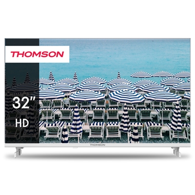 TV THOMSON 32'' FRAME LESS 32HD2S13W DVB-T2/S2 HD 1366X768 WHITE HM CI+ SLOT HOTEL MODE 3XHDMI 2XUSB VESA