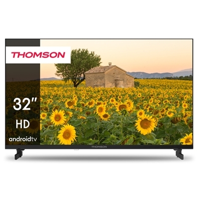 TV THOMSON 32'' FRAME LESS 32HA2S13 SMART-TV ANDROID 11 DVB-T2/S2 HD 1366X768 BLACK CI+ SLOT 3XHDMI 2XUSB VESA