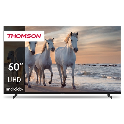 TV THOMSON 50'' FRAME LESS 50UA5S13 SMART-TV 4K ANDROID 11 DVB-T2/S2 QHD 3840X2160 BLACK CI+ SLOT 4XHDMI 2XUSB VESA