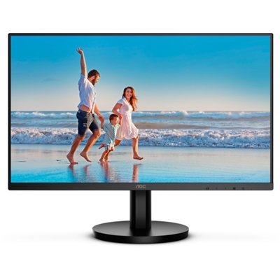 MONITOR AOC LCD IPS LED 23.8'' WIDE FRAMELESS 24B3CA2 4MS 100HZ MM FHD 1300:1 BLACK HDMI USB-C 2XUSB VESA FINO:29/02