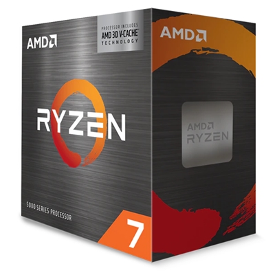 CPU AMD RYZEN 7 5700X3D 4.1GHZ-MAX BOOST 8CORE 100MB 100-100001503WOF AM4 105W BOX - GAR. 3 ANNI