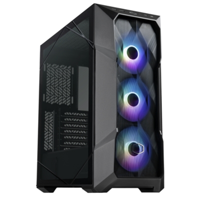 CABINET ATX MIDI TOWER COOLER MASTER TD500V2-KGNN-S00 MASTERBOX TD500 MESH V2 BLACK ATX 2X3.5 3X2.5 2XUSB3.2 3X120MM-ARGB NOALIM