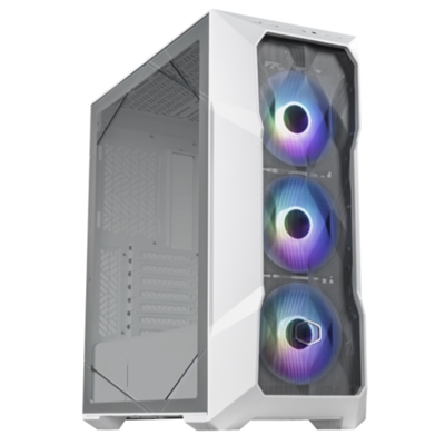 CABINET ATX MIDI TOWER COOLER MASTER TD500V2-WGNN-S00 MASTERBOX TD500 MESH V2 WHITE ATX 2X3.5 3X2.5 2XUSB3.2 3X120MM-ARGB NOALIM