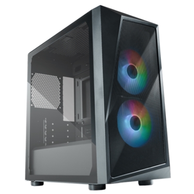 CABINET ATX MINI TOWER COOLER MASTER CP320-KGNN-S00 CMP320 ATX 2X3.5/2.5 2X2.5 1XUSB3.2 2X120MM-ARGB NOALIM