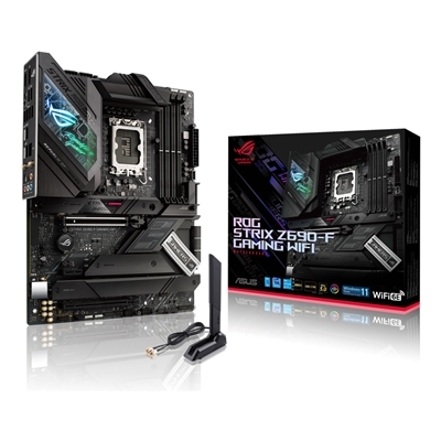 MB ASUS ROG STRIX Z690-F GAMING WIFI Z690 LGA1700 4XDDR5DC-6400O.C. HDMI DP 1XPCIE5.0X16 6XSATA3R M.2 WI-FI ATX 90MB1 FINO:01/03