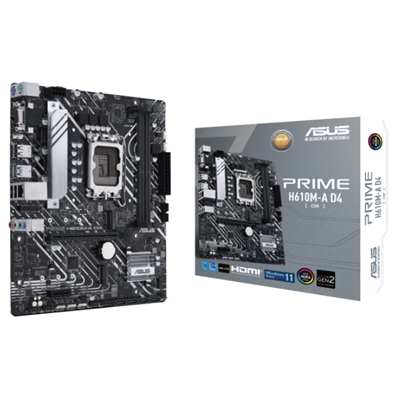 MB ASUS PRIME H610M-A D4-CSM H610 LGA1700 2XDDRDC-3200 D-SUB HDMI DP 1XPCIE4.0X16 4XSATA3 M2 GBLAN USB3.2 MATX 90MB19P0-M0EAYC