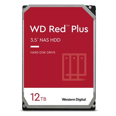 HARD DISK SATA3 3.5'' X NAS 12000GB(12TB) WD120EFBX WD RED PLUS 256MB CACHE 7200RPM