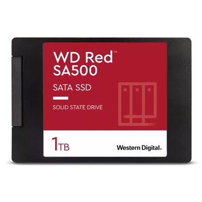 SSD-SOLID STATE DISK 2.5'' 1000GB (1TB) SATA3 WD RED WDS100T1R0A X NAS READ:560MB/S-WRITE:530MB/S