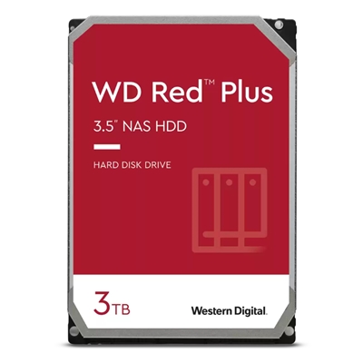 HARD DISK SATA3 3.5'' X NAS 3000GB(3TB) WD30EFZX WD RED PLUS 128MB CACHE 5400RPM