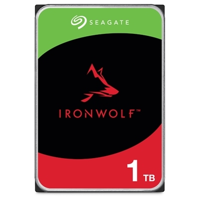 HARD DISK SATA3 3.5'' X NAS 1000GB(1TB) SEAGATE IRONWOLF ST1000VN002 5900RPM CACHE 64MB PER NAS DA 1 A 8 UNITÀ