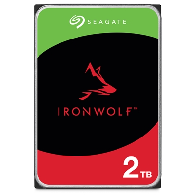 HARD DISK SATA3 3.5'' X NAS 2000GB(2TB) SEAGATE IRONWOLF ST2000VN004 5900RPM CACHE 64MB PER NAS DA 1 A 8 UNITÀ