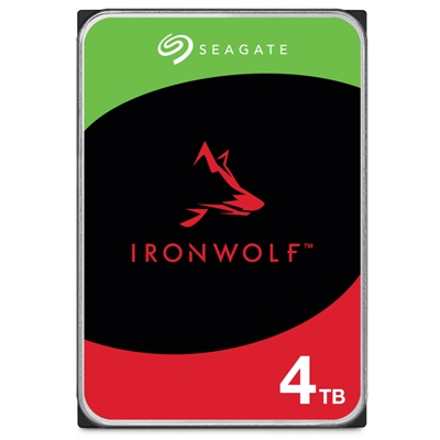 HARD DISK SATA3 3.5'' X NAS 4000GB(4TB) SEAGATE IRONWOLF ST4000VN006 5900RPM CACHE 256MB PER NAS DA 1 A 8 UNIT