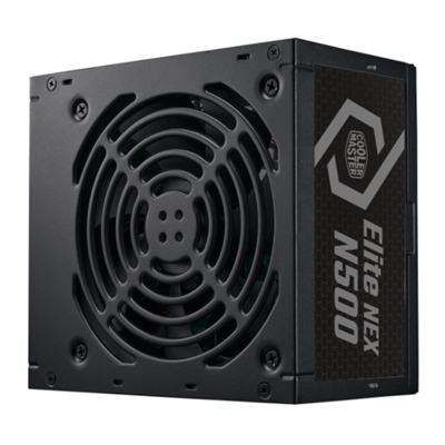 ALIMENTATORE ATX 500W COOLERMASTER ELITE NEX MPW-5001-ACBN-BEU PFC ATTIVO EFFICIENZA >75% 240VAC FAN120MM 140X150X86MM