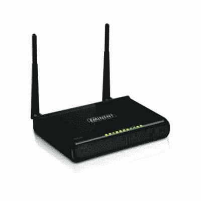 WIRELESS ROUTER ADSL2+ EMINENT EM4569 300N - 1T1R 4P 10/100 2 ANTENNE SEPARABILI