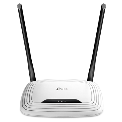 WIRELESS N ROUTER 300M TP-LINK TL-WR841N 802.11NGB 4P 10/100M - 2ANT. FISSE -GARANZIA 3 ANNI- FINO:31/01