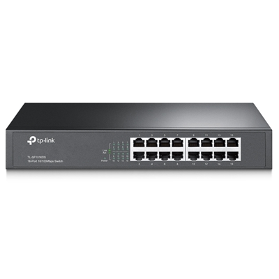 SWITCH 16P LAN 10/100M TP-LINK TL-SF1016DS RJ45 -GARANZIA 3 ANNI