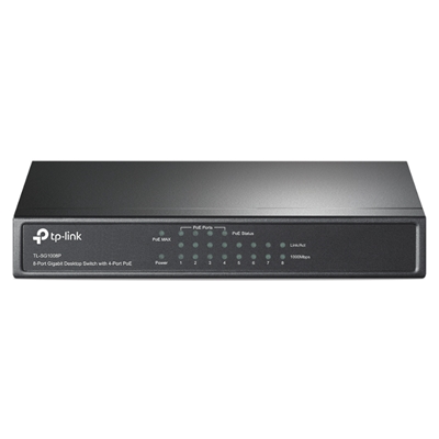 SWITCH 8P GIGABIT POE TP-LINK TL-SG1008P RJ45 4P POE -GARANZIA 3 ANNI