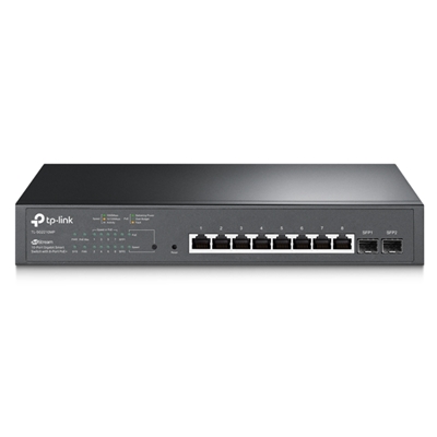 SWITCH 10P GIGABIT TP-LINK TL-SG2210MP CON 8P POE+ 2P SFP,802.3AF SFP - ALIM.150W POE-GARANZIA A VITA