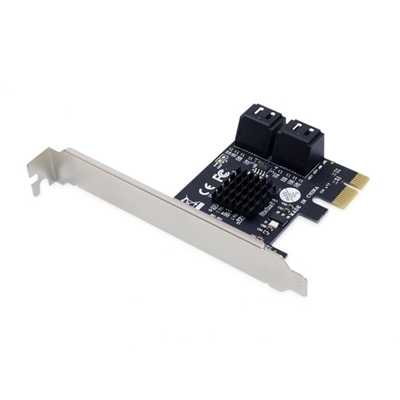 SCHEDA PCIE SATA 4P CONCEPTRONIC EMRICK03G SUPPORTA MODALITÀ IDE/NO BOOT/AHCI, 4 CAVI SATA INCL.