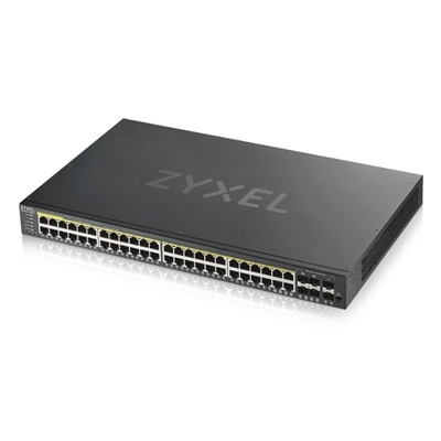 SWITCH ZYXEL GS192048HPV2-EU0101F 44P GIGA POE +4P DUAL GIGABIT+2P SFP, IPV6,VLAN, NEBULAFLEX RACK 19'' FREE NEBULA BASIC