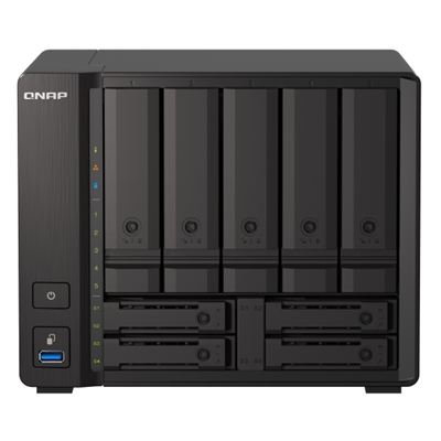 NAS QNAP TS-H973AX-8G 9HD 3,5''/2,5''SATA6>NO HD<2PX2.5GBE+1P 10G BASE-GIGA 4P USB3.0-8GB DDR4 SODIMM-AMD RYZEN V1000 2.2GHZ