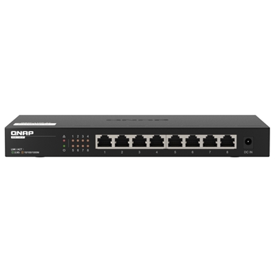 SWITCH QNAP QSW-1108-8T 8P 2.5GBPS, CON RJ45 - UNMANAGED SWITCH FINO:29/03