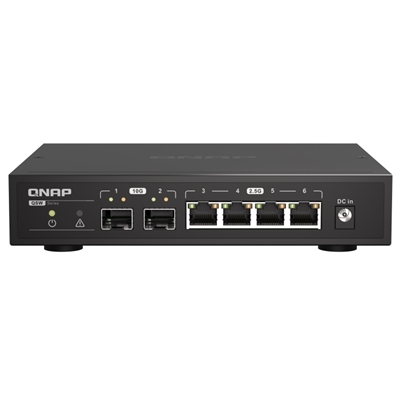 SWITCH QNAP QSW-2104-2S 2P 10GBE SFP+ 5P 2.5GBE RJ45 - UNMANAGED SWITCH