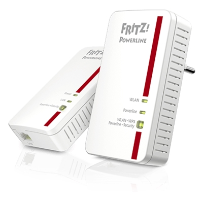 WIRELESS POWERLINE 1200M AVM FRITZ! 1240E KIT BIANCO 1P RJ45 HOMEPLUG AV2 - EAN: 4023125027550