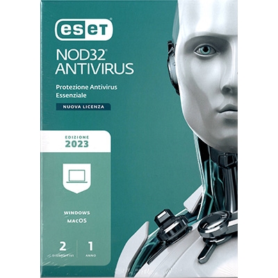 ESET SLIMBOX NOD32 ANTIVIRUS - 2 UTENTI EAVH-N1-A2-BOX FINO:09/02