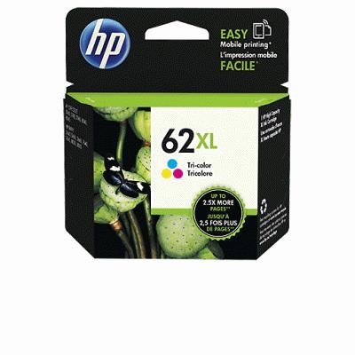 CARTUCCIA HP 62XL C2P07AE MULTICOLOR CIANO+GIALLO+MAGENTA 415 PAGES HVS