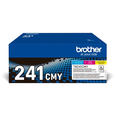 MULTIPACK BROTHER TONER TN241CMY CIANO/MAGENTA/GIALLO X MFC-9140CDN, MFC-9330CDW, HL-3140CW, HL-3150CDW