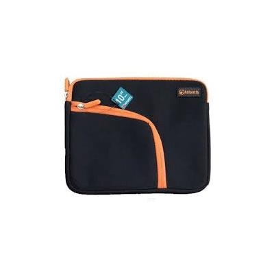 BORSA NB E TABLET 7'' ATLANTIS P004-K837-A0-7 MOD. PHILO-NERA+ZIP ARANCIO-TASCA LATERALE PER ACCESSORI EAN 8026974016139